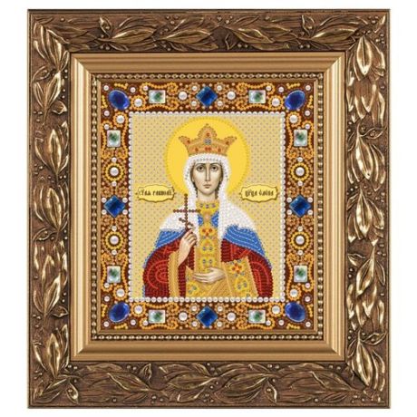 NOVA SLOBODА Набор для вышивания бисером иконы Св. Равноапостольная Царица Елена 13 х 15 см (Д6153)
