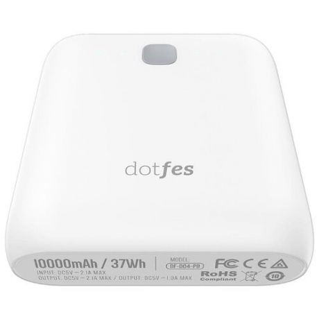 Аккумулятор Dotfes D04-10000mAh white