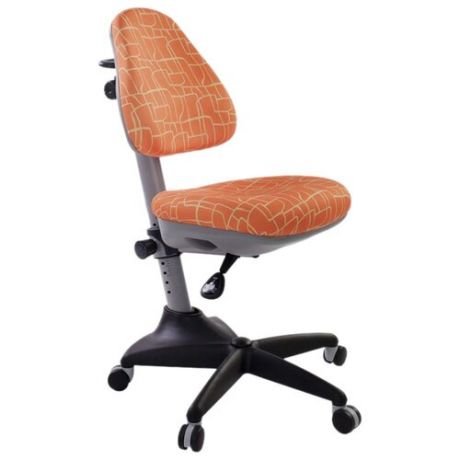 Компьютерное кресло Бюрократ KD-2 детское, обивка: текстиль, цвет: оранжевый жираф