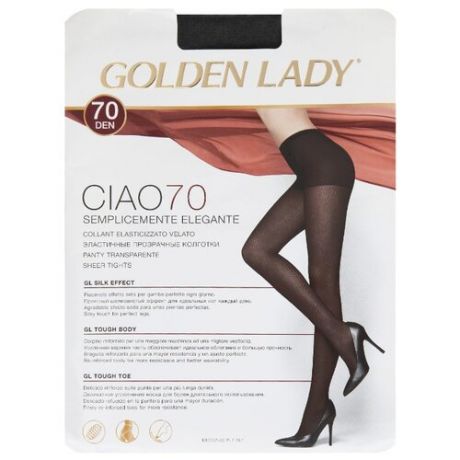 Колготки Golden Lady Ciao 70 den, размер 2-S, nero (черный)