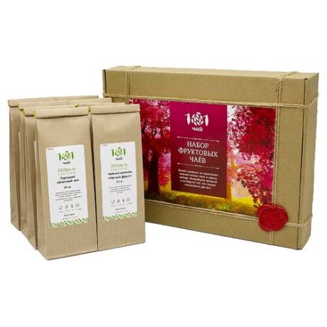 Чай 101 чай Набор фруктовых чаев ассорти, 240 г