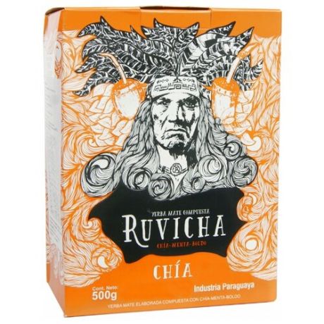 Чай травяной Ruvicha Yerba mate Chia, 500 г
