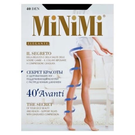 Колготки MiNiMi Avanti 40 den, размер 6-XXL, nero (черный)