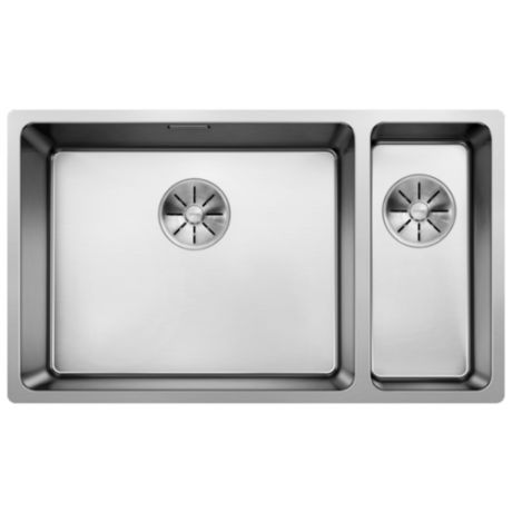 Интегрированная кухонная мойка 74.5 см Blanco Andano 500/180-U L InFino 522991 нержавеющая сталь зеркальная полировка