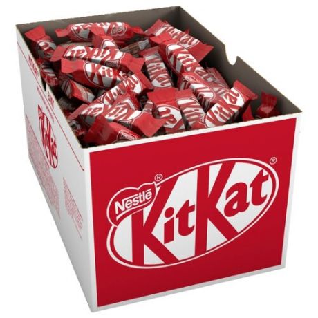 Конфеты KitKat молочный шоколад с хрустящей вафлей, коробка 3000 г