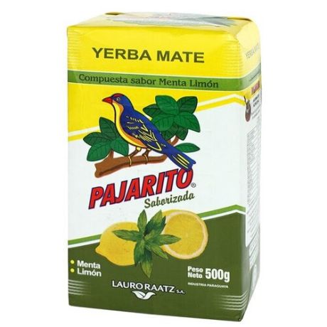 Чай травяной Pajarito Yerba mate Menta-Limón, 500 г