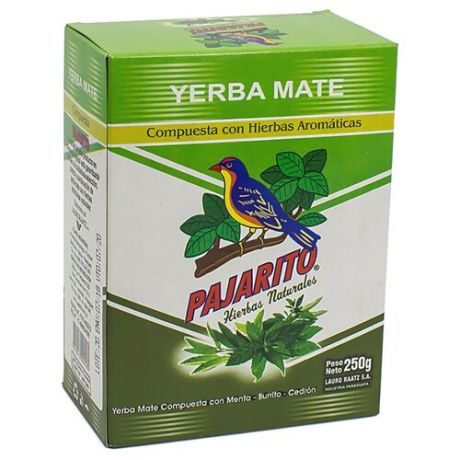 Чай травяной Pajarito Yerba mate Compuesta con hierbas, 250 г