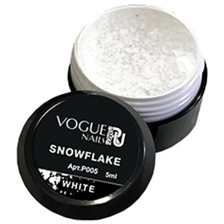 Краска Vogue Nails Snowflake white
