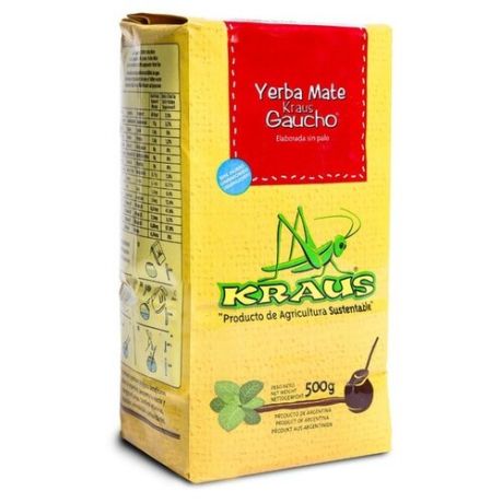 Чай травяной Kraus Yerba mate Gaucho, 500 г