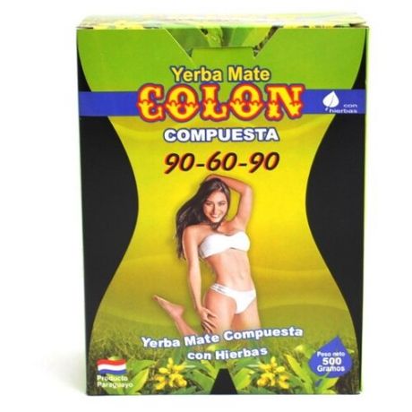 Чай травяной Colon Yerba mate Compuesta 90-60-90, 500 г