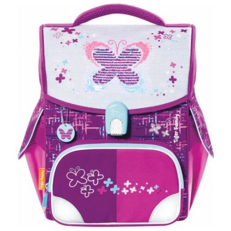 TIGER FAMILY ранец Jolly Playful Butterfly (228909), фиолетовый/розовый
