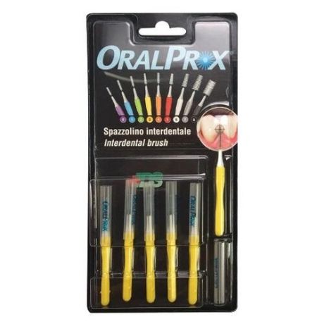 Зубной ершик Dr.Care ORALPROX №3, желтый, 6 шт.