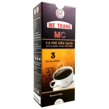 Кофе молотый Me Trang MC Super Clean 3 Strong caffeine, 250 г