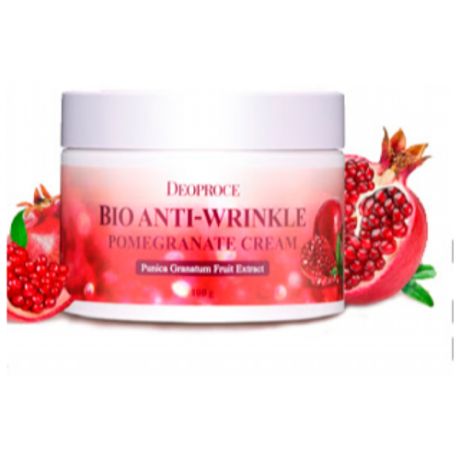 Deoproce Bio Anti-Wrinkle Pomegranate Cream Крем для лица c экстрактом граната, 100 г