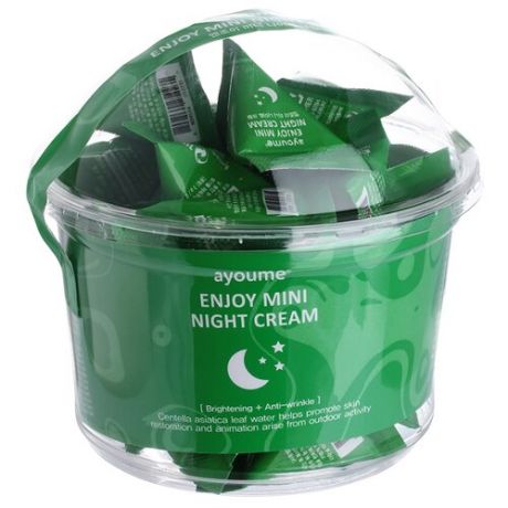 Ayoume Enjoy Mini Night Cream Крем для лица ночной, 3 г (30 шт.)