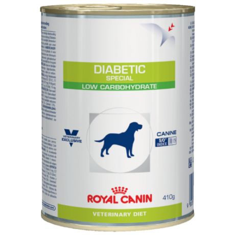 Влажный корм для собак Royal Canin Diabetic при болезнях ЖКТ, при сахарном диабете, для профилактики МКБ 410г