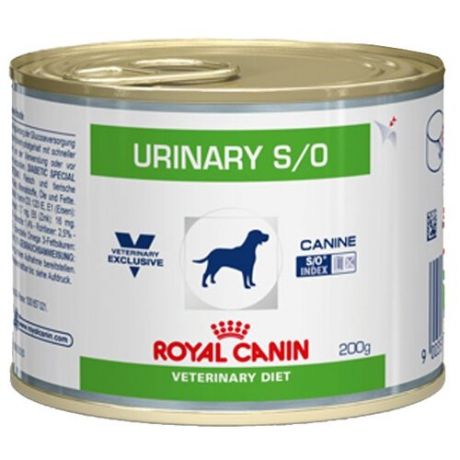 Влажный корм для собак Royal Canin Urinary S/O при мочекаменной болезни 200г
