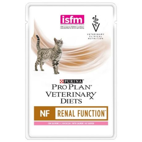Корм для кошек Pro Plan Veterinary Diets Feline NF Renal Function Salmon pouch (0.085 кг) 1 шт.