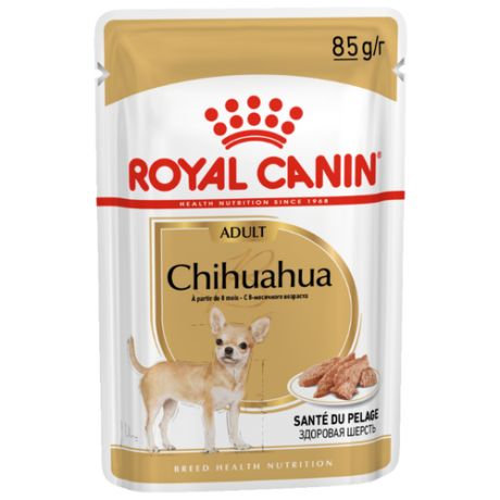 Влажный корм для собак Royal Canin Чихуахуа для здоровья кожи и шерсти 85г