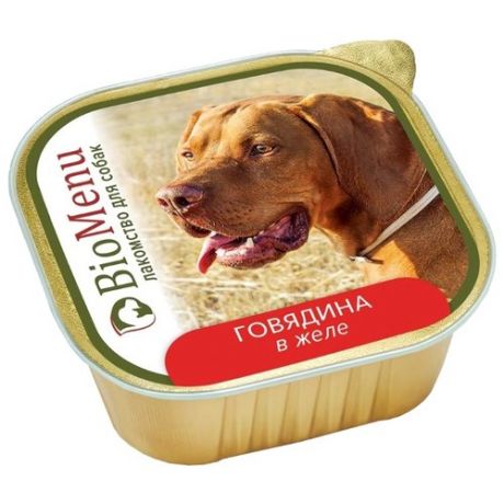 Корм для собак BioMenu (0.15 кг) 1 шт. Adult консервы для собак говядина в желе