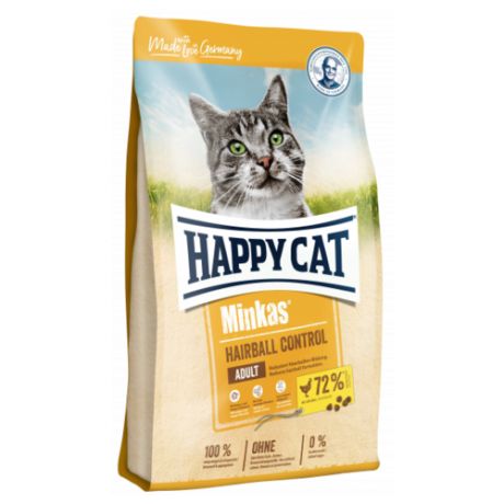 Корм для кошек Happy Cat Minkas для вывода шерсти 10 кг