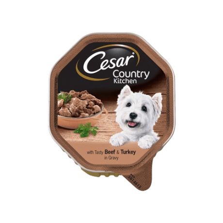 Влажный корм для собак Cesar Country Kitchen говядина, индейка 150г