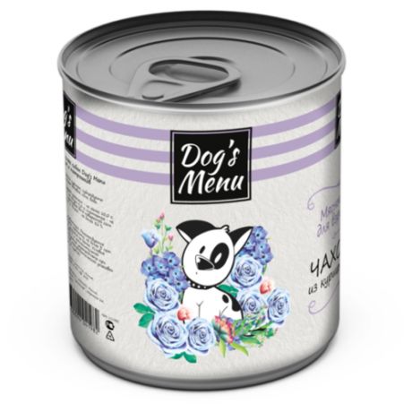 Корм для собак Dog's Menu (0.75 кг) 1 шт. Чахохбили из курицы и потрошков