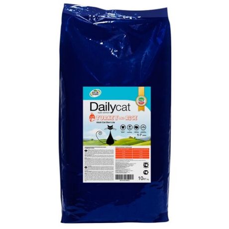 Корм для кошек DailyCat Adult Steri Lite Turkey & Rice 10 кг