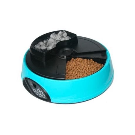 Автокормушка Feed-Ex для кошек и собак PF1 2 л голубой/черный