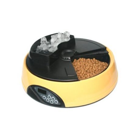 Автокормушка Feed-Ex для кошек и собак PF1 2 л желтый/черный