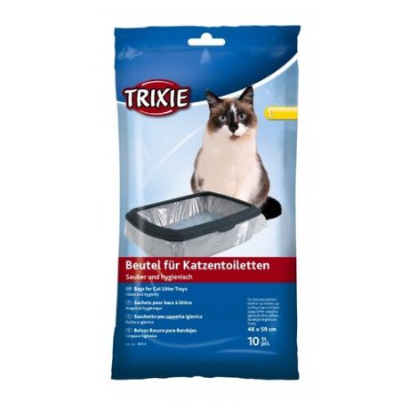 Пакеты для выгула для кошек TRIXIE L 4044 прозрачный 10 шт.