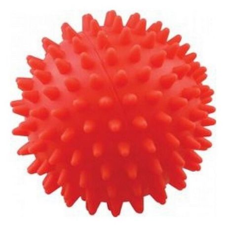 Мячик для собак Зооник «Мяч для массажа» С038 красный