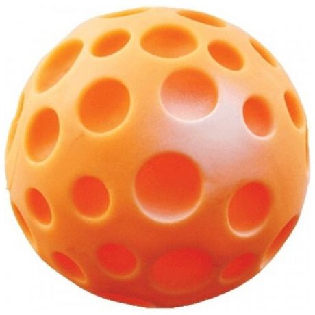 Мячик для собак Зооник Мяч - луна С017 оранжевый