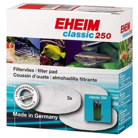 Eheim картридж Filter pad для EHEIM classic 250 (комплект: 3 шт.) белый