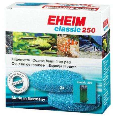 Eheim картридж Coarse foam filter pad для Eheim classic 250 (комплект: 2 шт.) синий