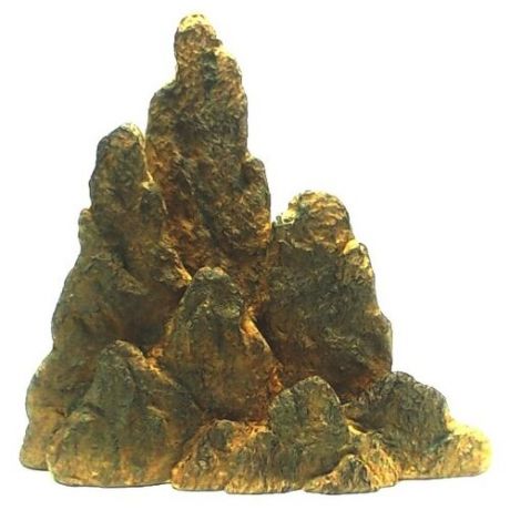 Камень для аквариума KW Zone Скала U-271 XXL 25х9х23 см коричневый