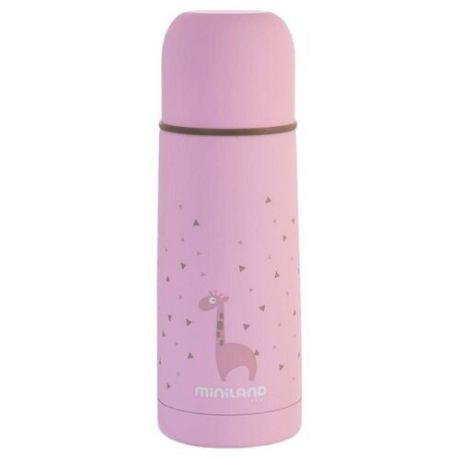 Классический термос Miniland Silky (0.35 л) розовый