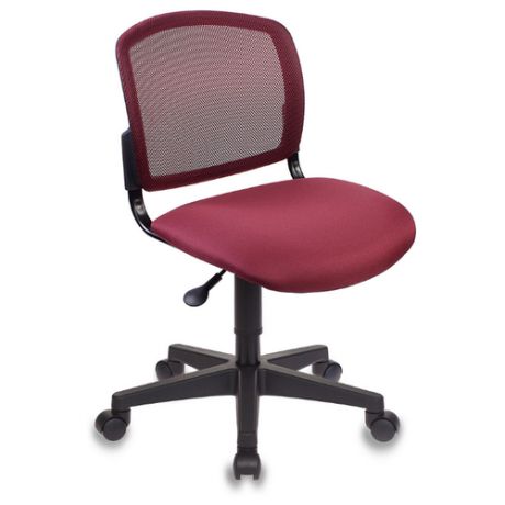 Компьютерное кресло Бюрократ CH-296NX офисное, обивка: текстиль, цвет: бордовый 15-11
