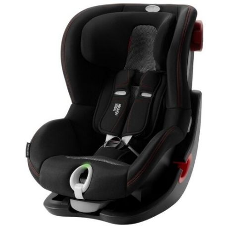 Автокресло группа 1 (9-18 кг) BRITAX ROMER King II LS, Cool Flow Black black series