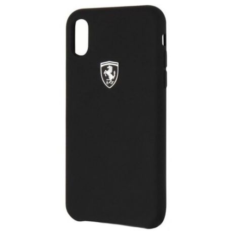 Чехол CG Mobile Ferrari Silicone Case для Apple iPhone XS black
