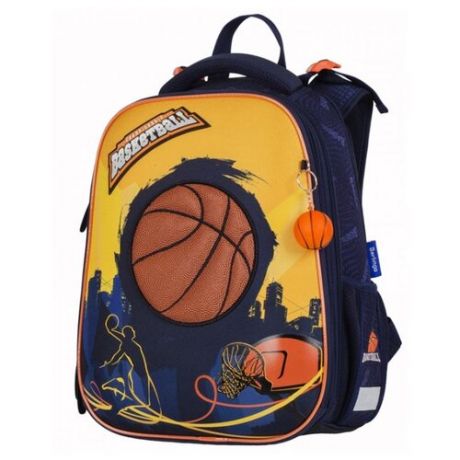 Berlingo ранец Expert Basketball, синий/оранжевый
