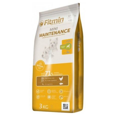 Корм для собак Fitmin Mini Maintenance (3 кг)