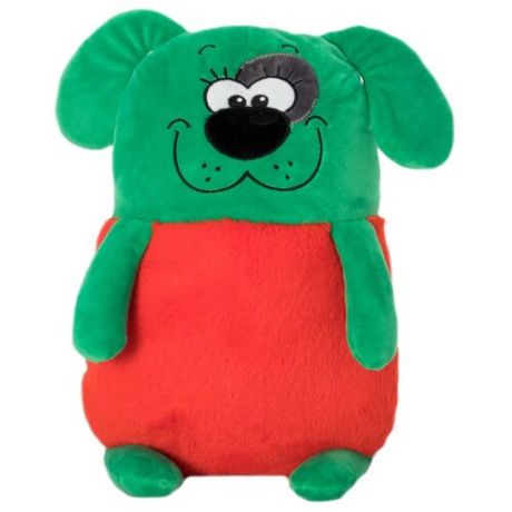 Мягкая игрушка KiddieArt Модные зверята Зеленая собака 50 см