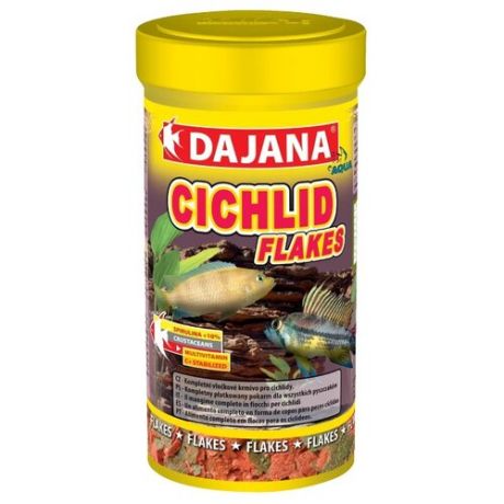 Сухой корм для рыб Dajana Pet Cichlid Flakes 250 мл 50 г