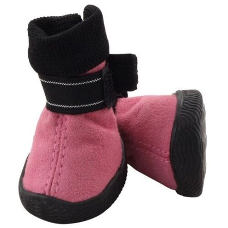 Ботинки для собак Triol 12241242/247 размер 2 розовый / черный