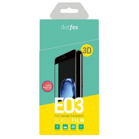 Защитное стекло Dotfes E03 для Apple iPhone 6 Plus/6S Plus черный