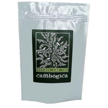 Чай травяной Cambogica из листьев моринги с кафрским лаймом, 30 г