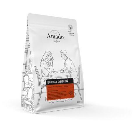 Кофе молотый Amado Баварский шоколад, 200 г