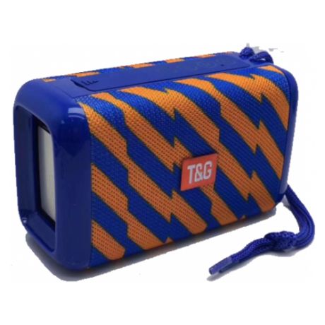 Портативная акустика T&G TG163 сине-оранжевый