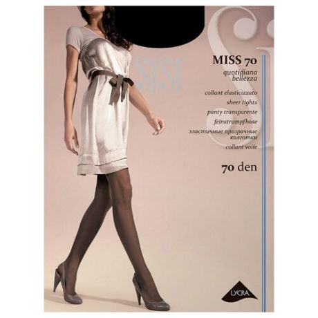 Колготки Sisi Miss 70 den, размер 2-S, nero (черный)